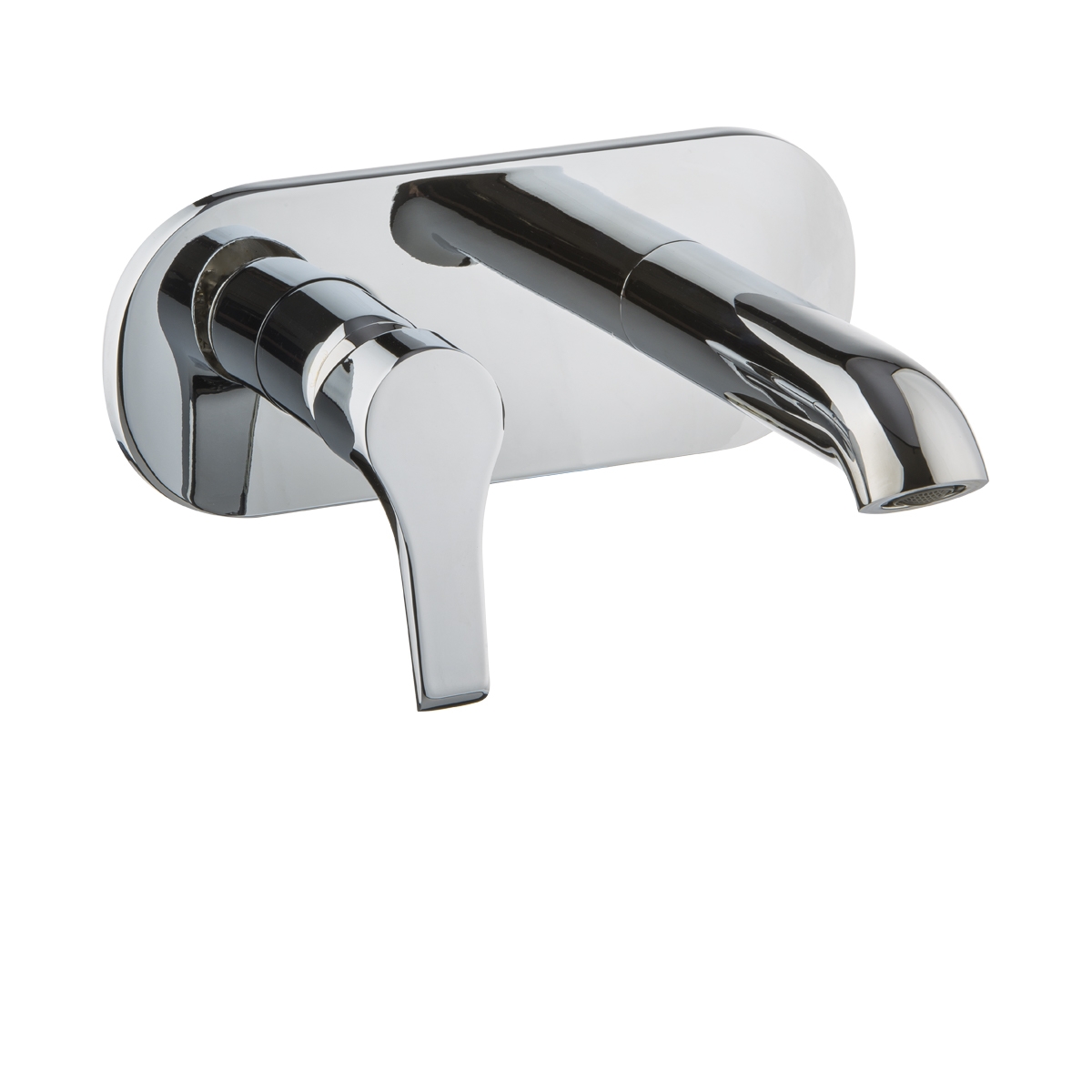 BuiltIn Wash Basin Mixer Round Chrome NSK Bath& Kitchen