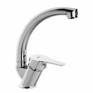 Kuğu Lavabo Bataryası Krom