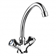 Kuğu Eviye / Lavabo Bataryası Krom
