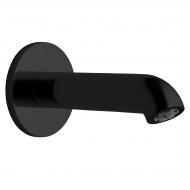 Built-in Bath Spout - Round Black