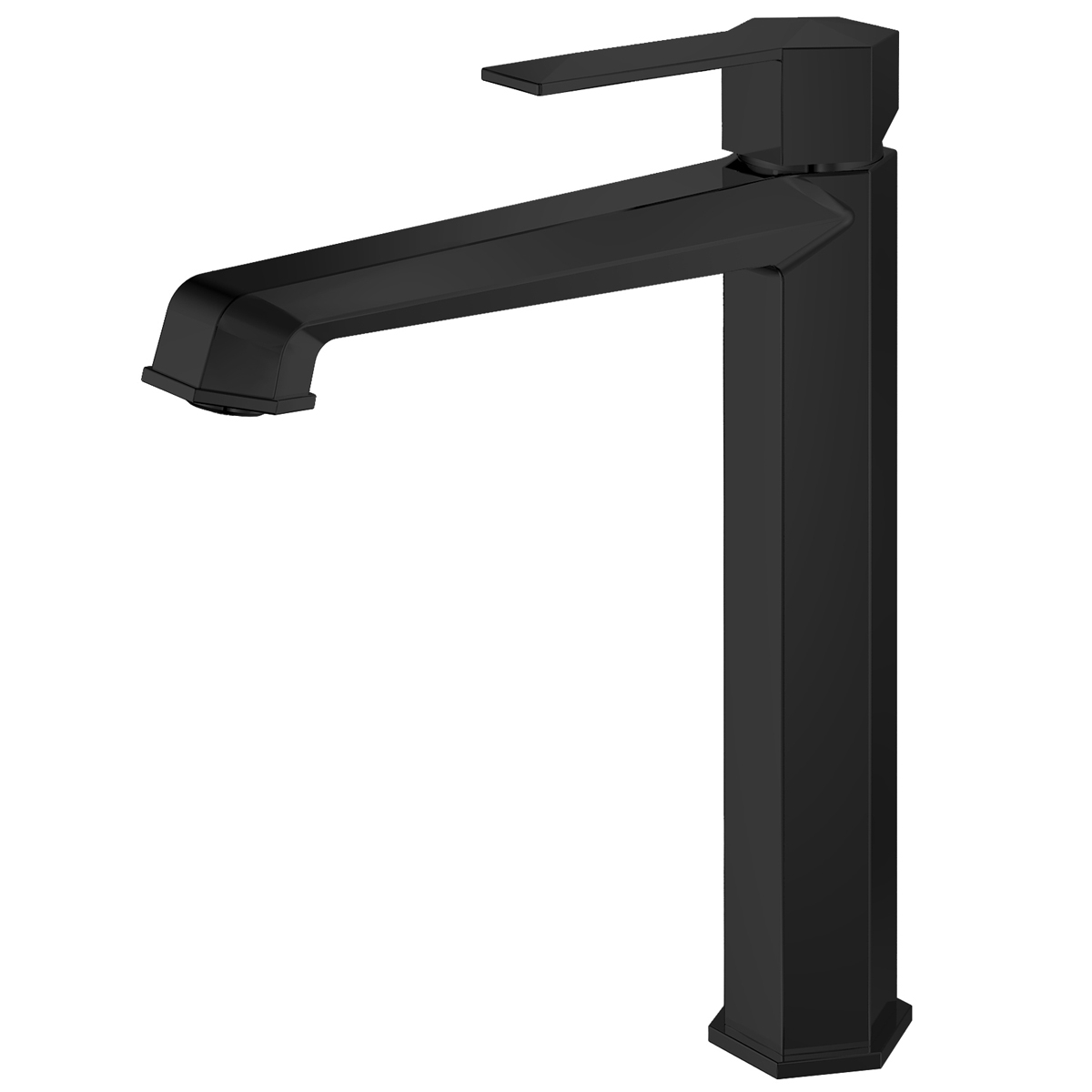High Wash Basin Mixer Black NSK Bath& Kitchen