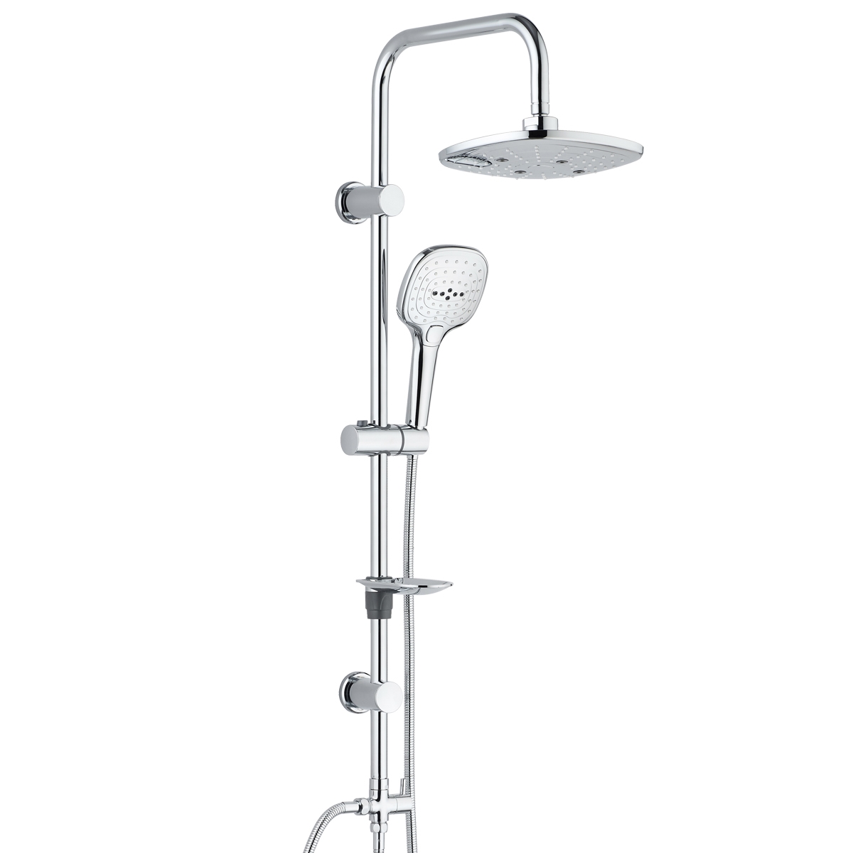 Square Duş Sistemi Krom - NSK Bath& Kitchen